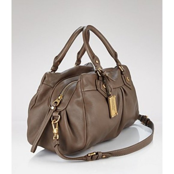 Marc by Marc Jacobs Classic Q Baby Groovee Satchel Bag Dirty Martini - Picture 1 of 13